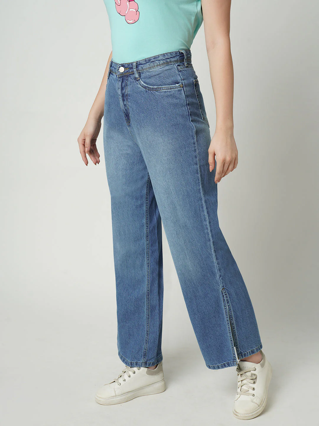 Women High-Rise Wide Leg Jeans - Image 6
