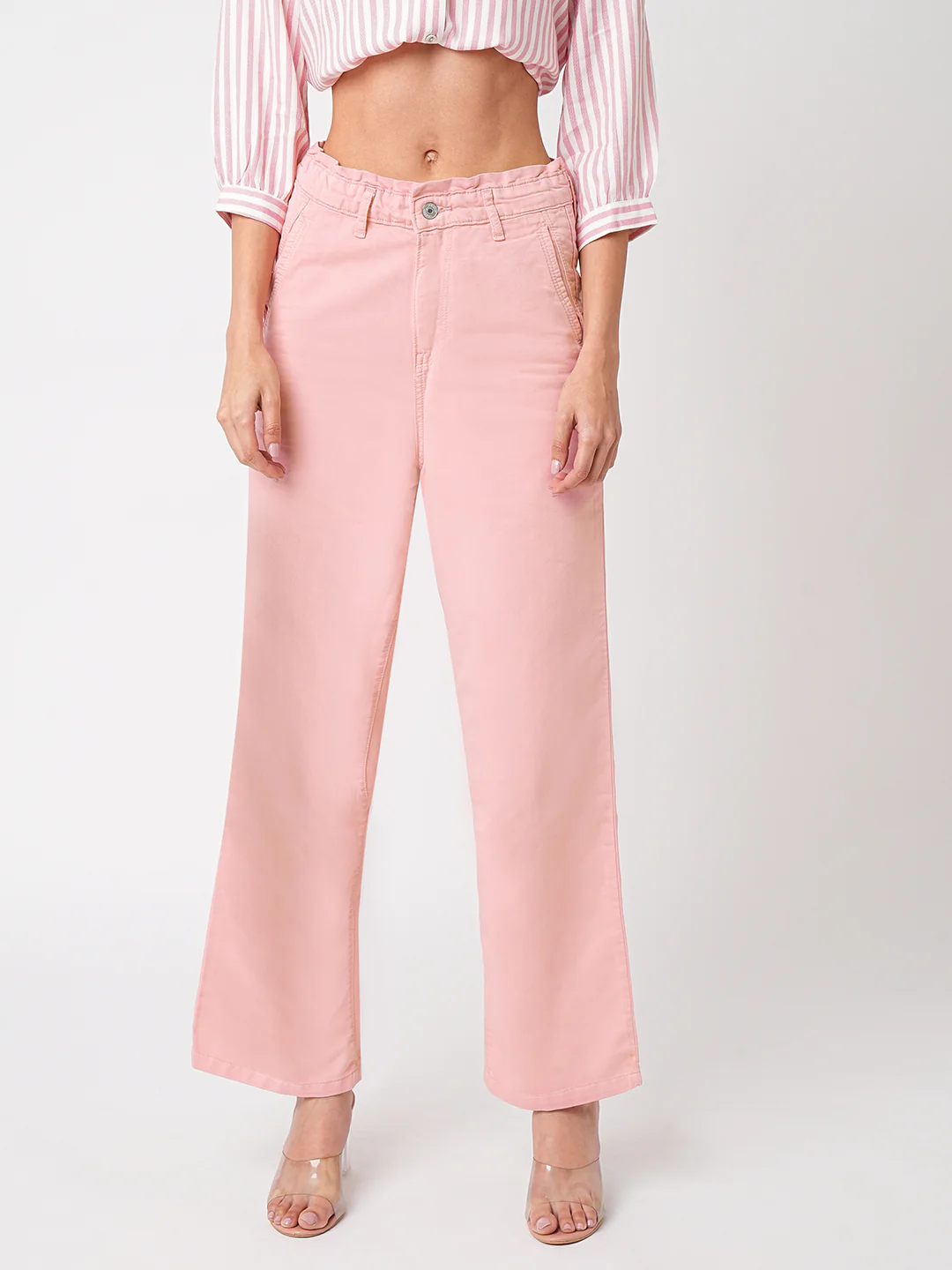 Women High-Rise Wide Leg Jeans