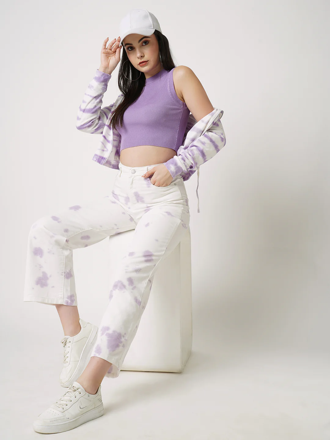 Women High-Rise Wide Leg Jeans