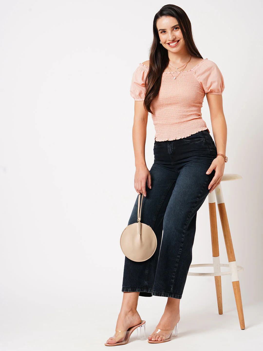 Women High-Rise Wide Leg Jeans - Image 4
