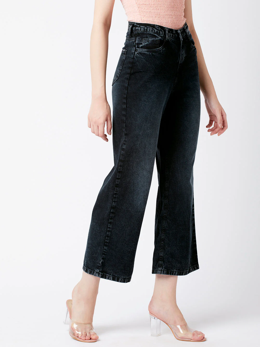 Women High-Rise Wide Leg Jeans - Image 5