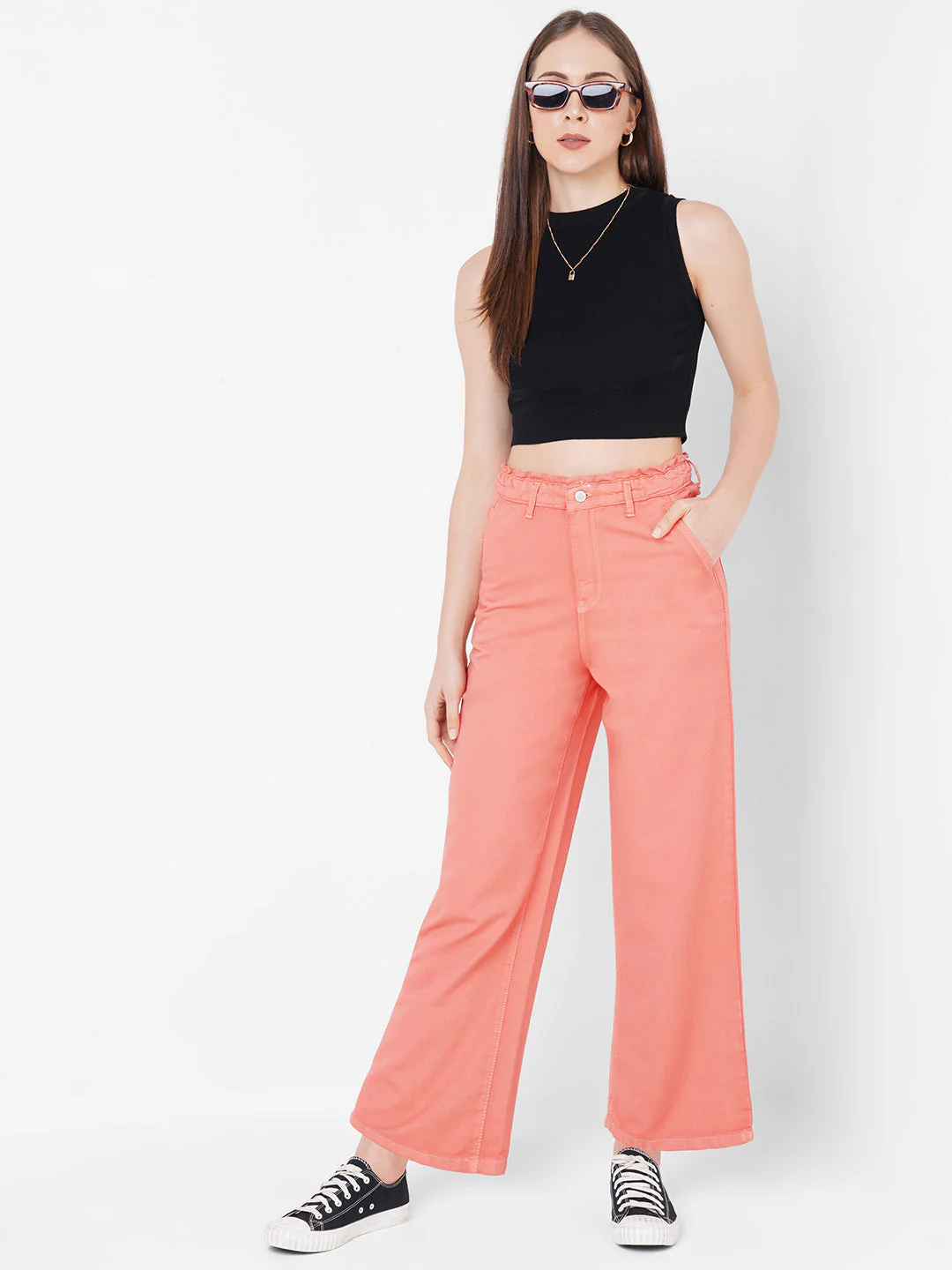 Women High-Rise Wide Leg Jeans - Image 4