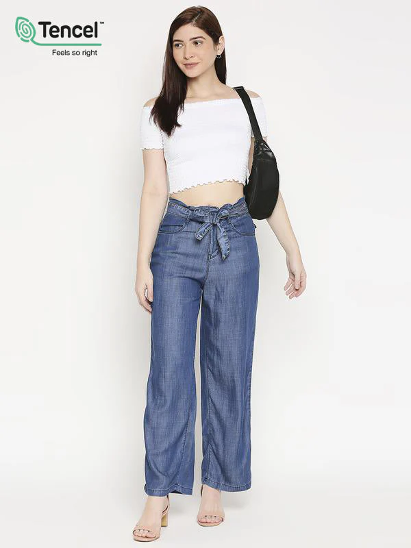 Women High-Rise Wide Leg Jeans - Image 2