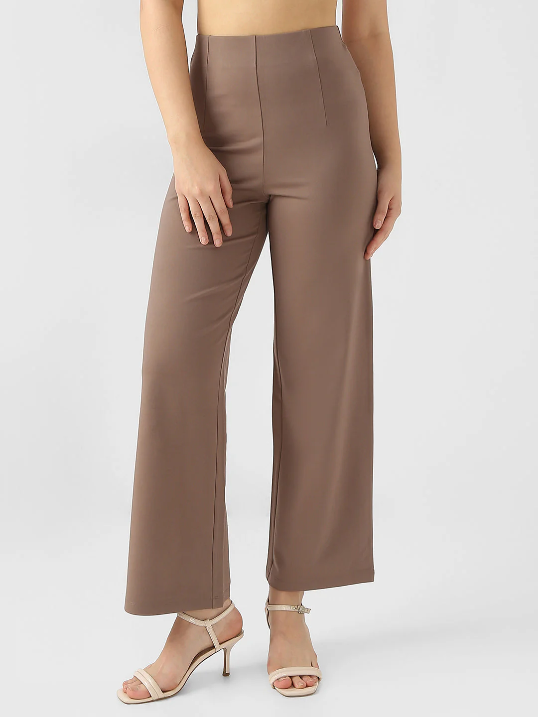 Women High-Rise Wide Leg Treggings - Image 2
