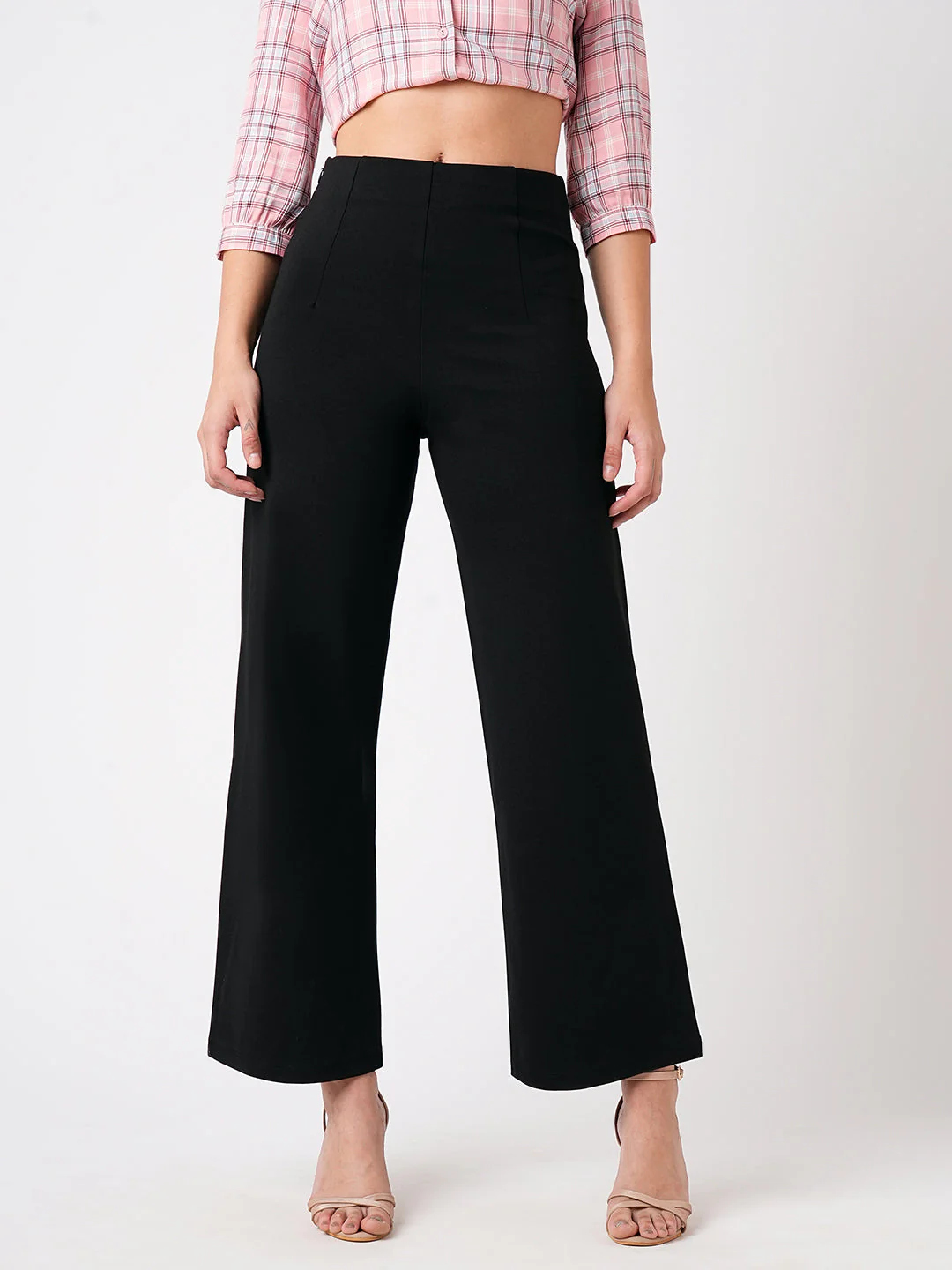 Women High-Rise Wide Leg Treggings - Image 2