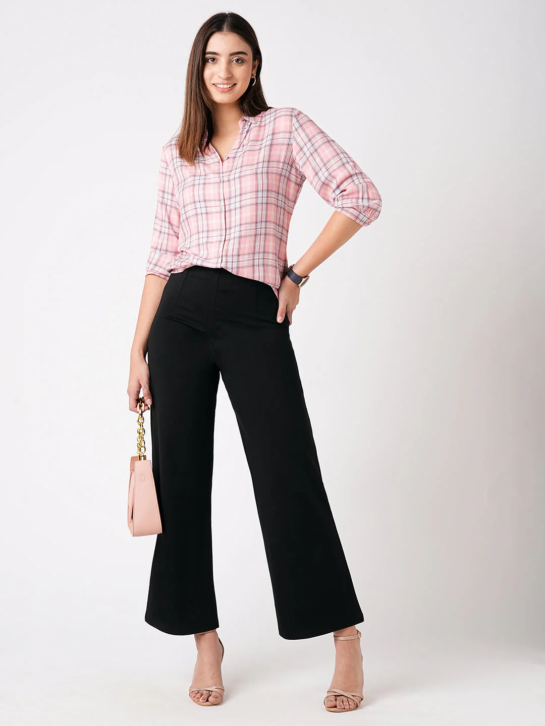 Women High-Rise Wide Leg Treggings - Image 3