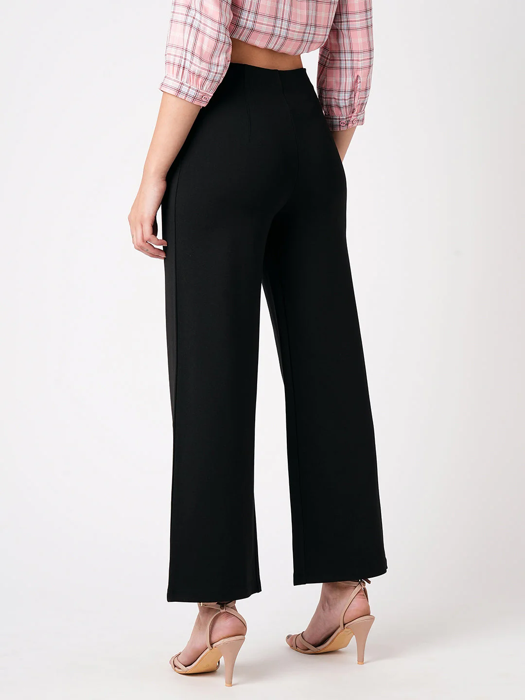 Women High-Rise Wide Leg Treggings - Image 4