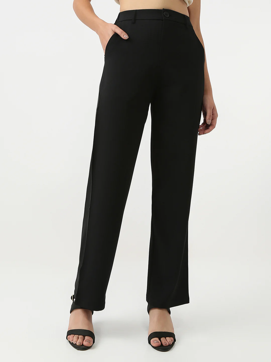 Women High-Rise Wide Leg Trousers - Image 2