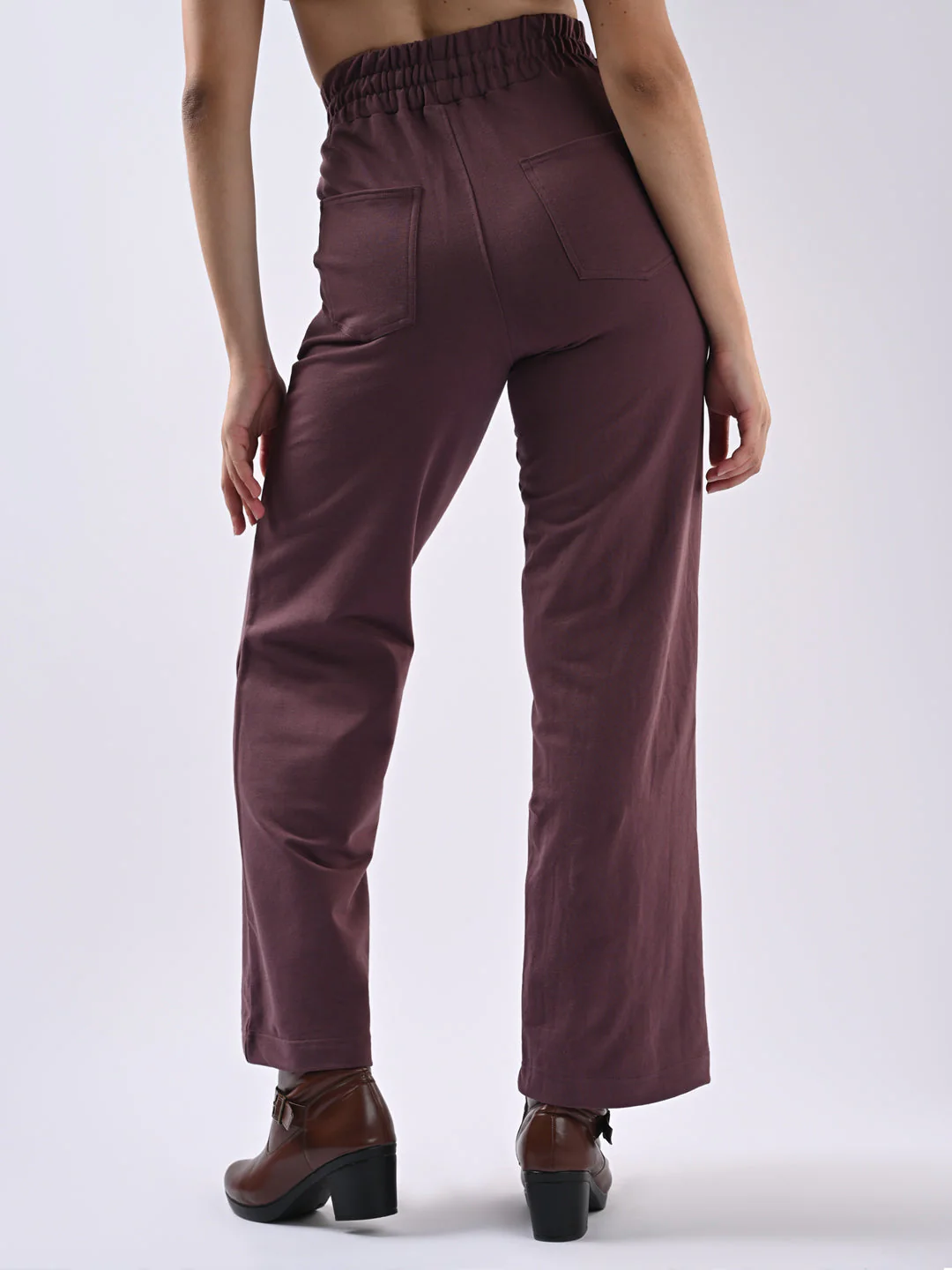 Women High-Rise Wide Leg Trousers - Image 3