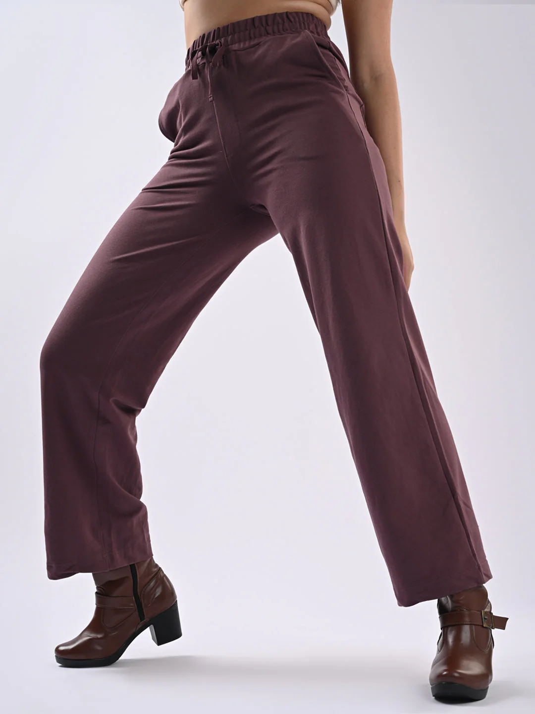 Women High-Rise Wide Leg Trousers - Image 4