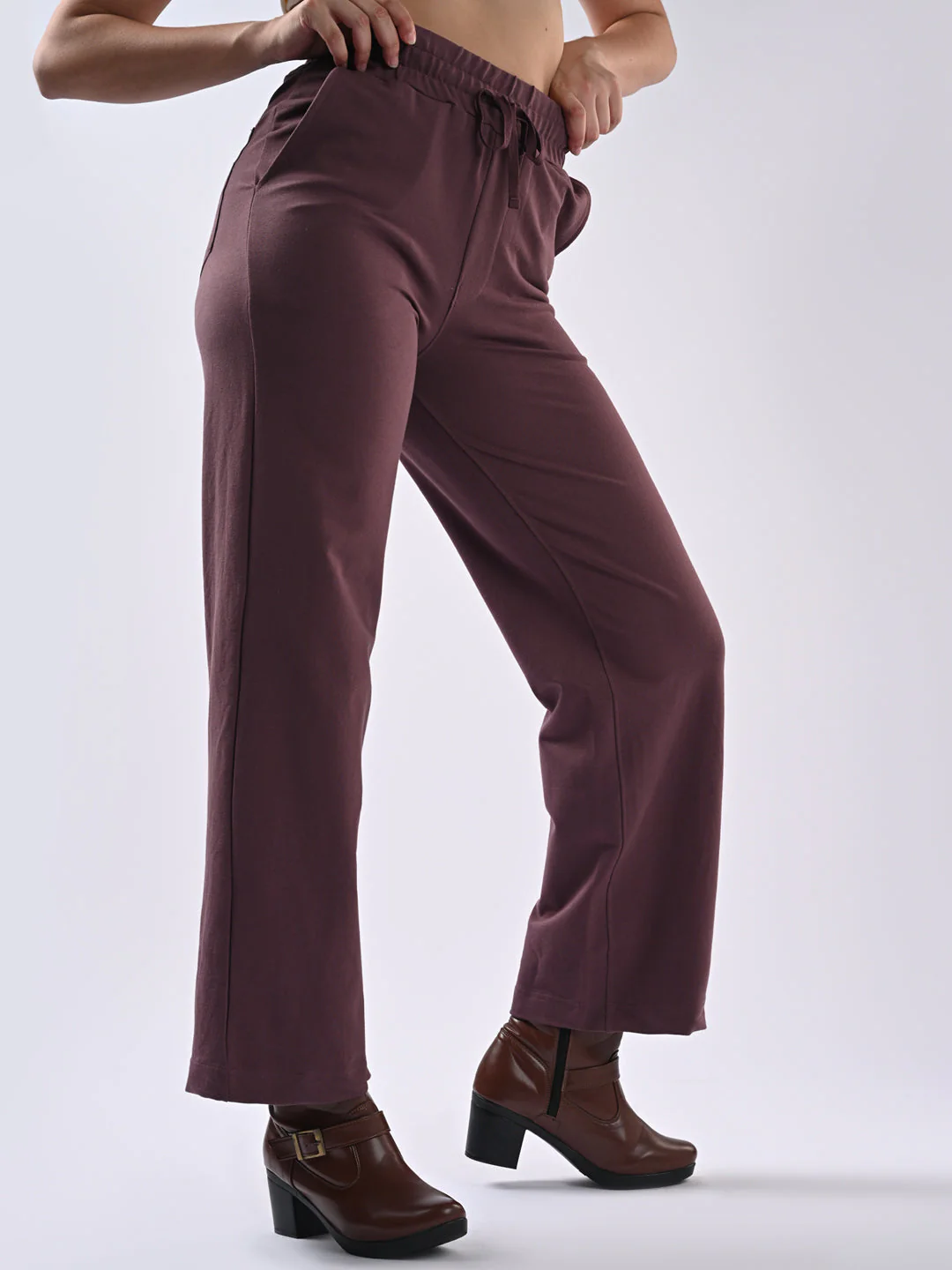 Women High-Rise Wide Leg Trousers - Image 5