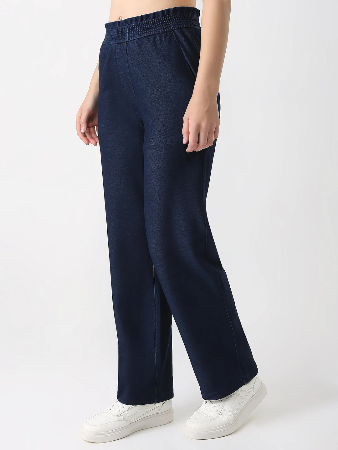 Women High-Rise Wide Leg Trousers - Image 4