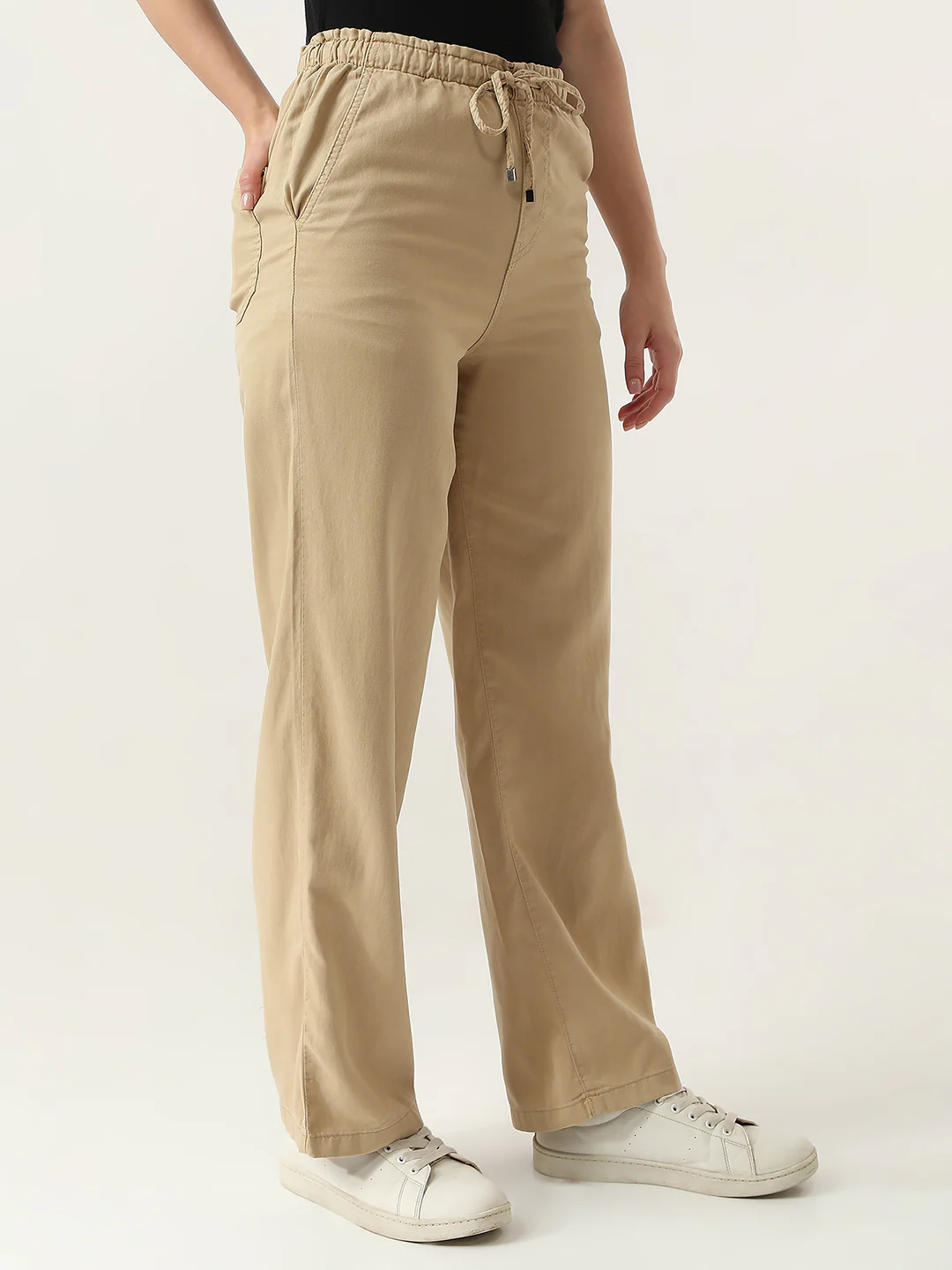 Women High-Rise Wide Leg Trousers - Image 5