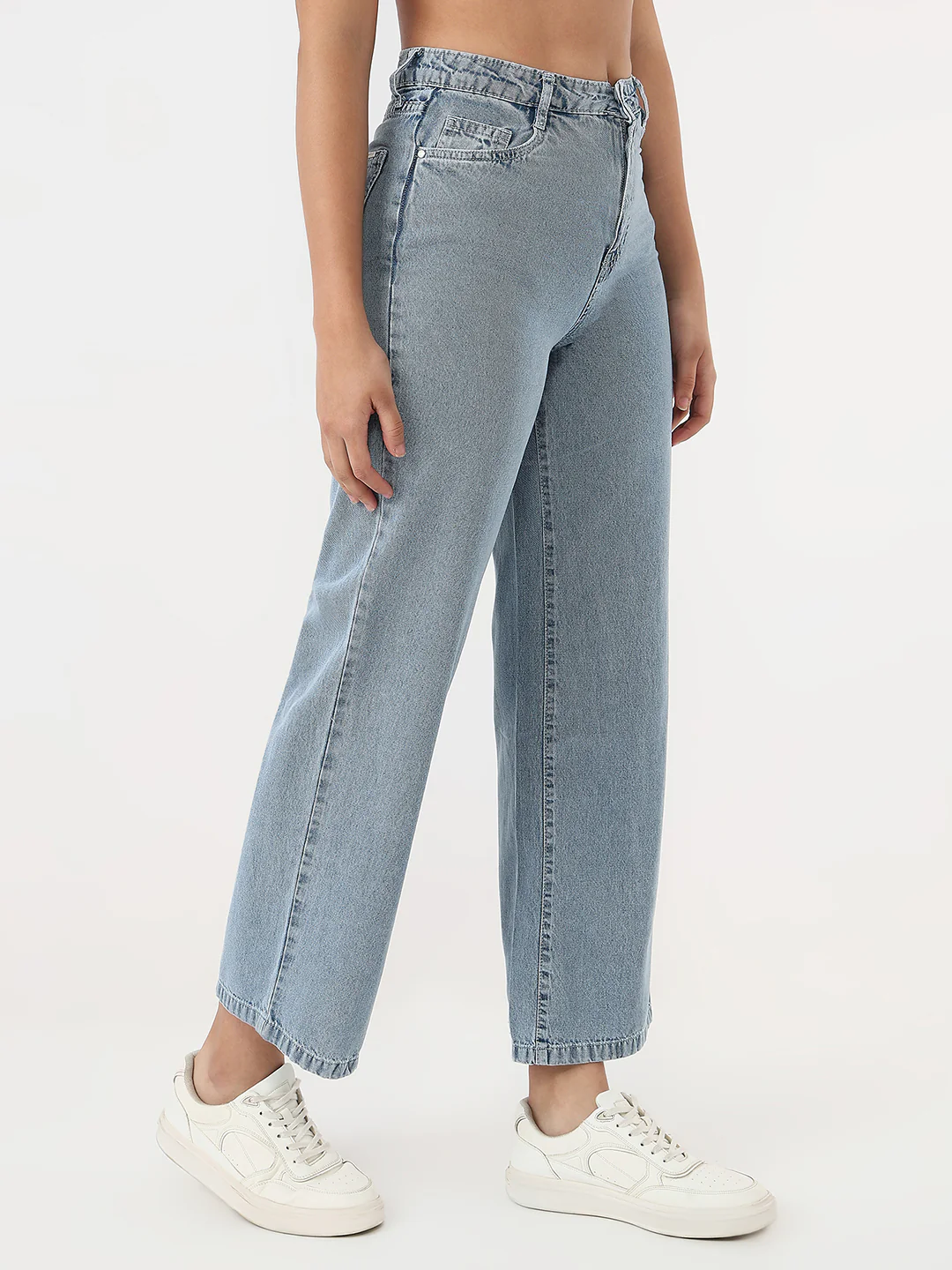 Women Ice Wide Leg Jeans - Image 6