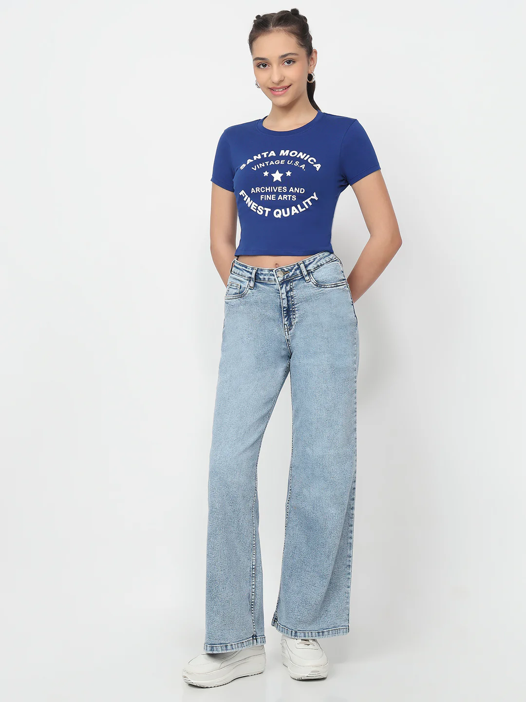 Women Indigo Genz Tees - Image 4