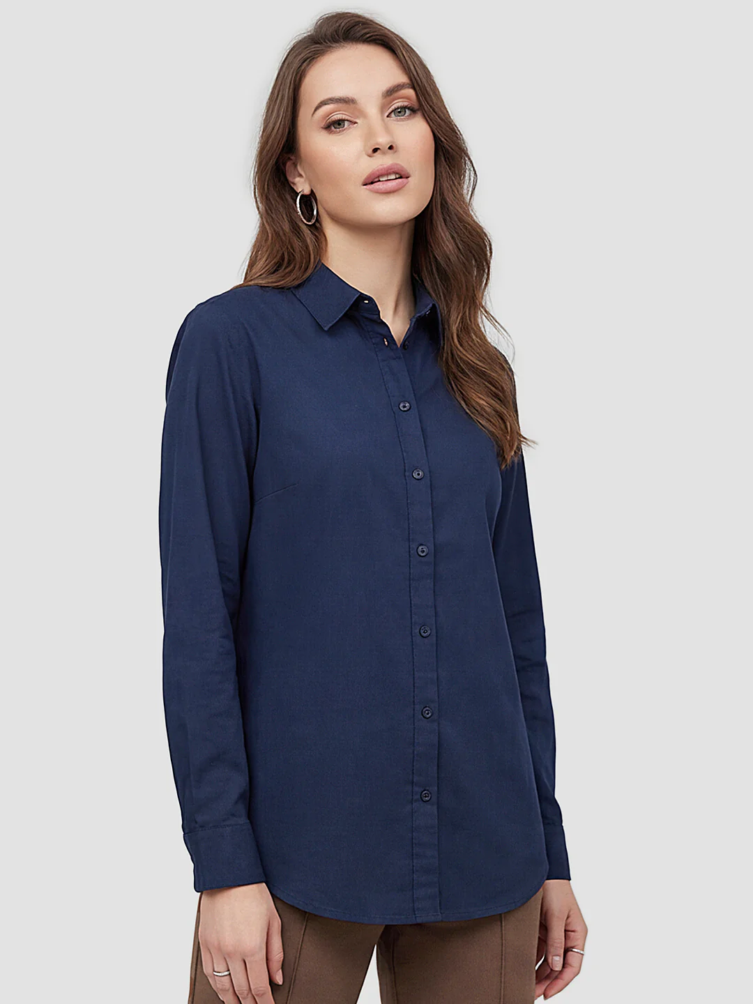 Women Indigo Shirt - Image 3