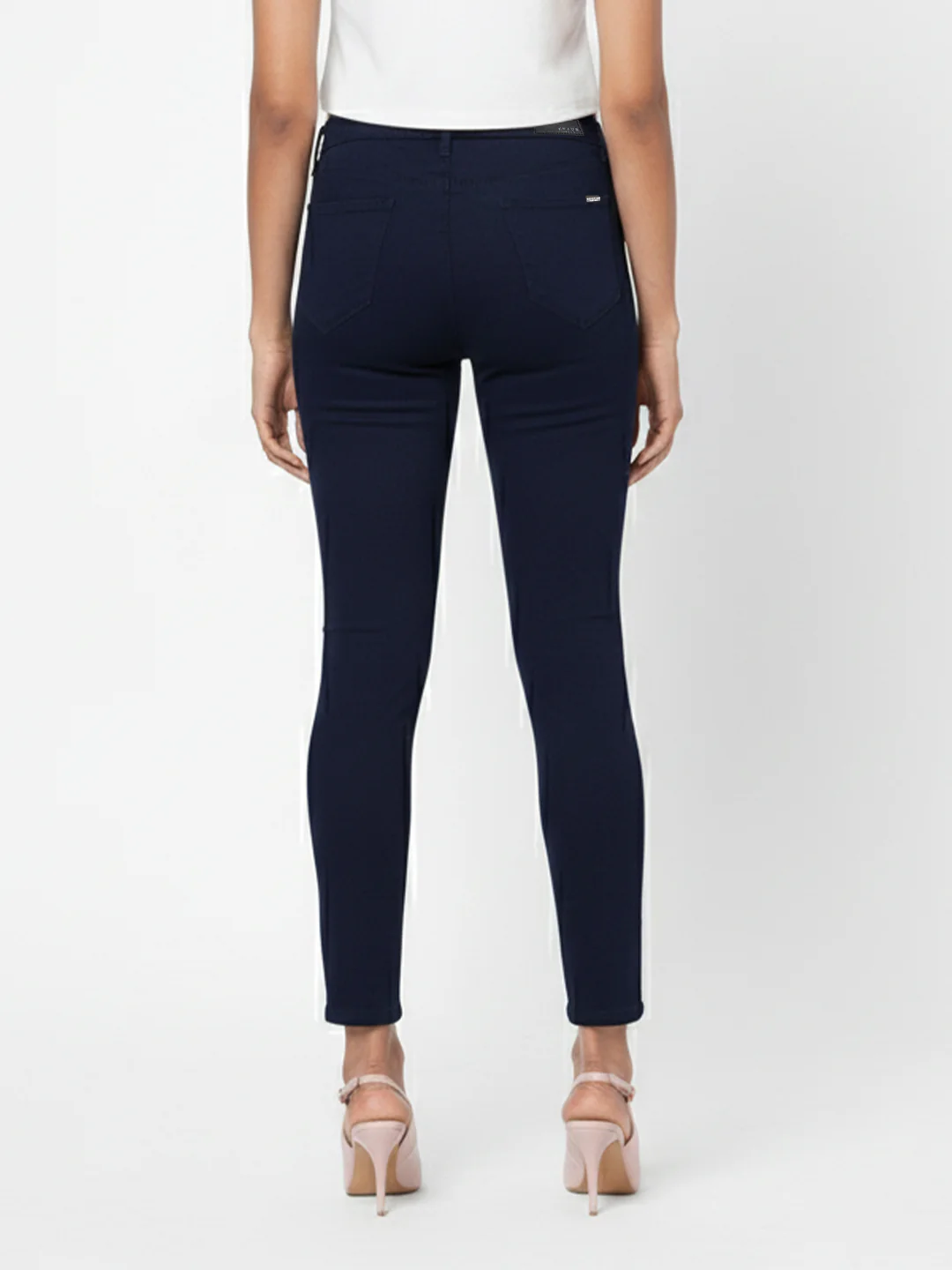 Women Ink Blue High-Rise Skinny Jeans - Image 3