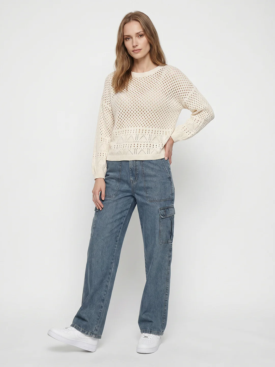 Women Ivory Ponitelle Top - Image 4