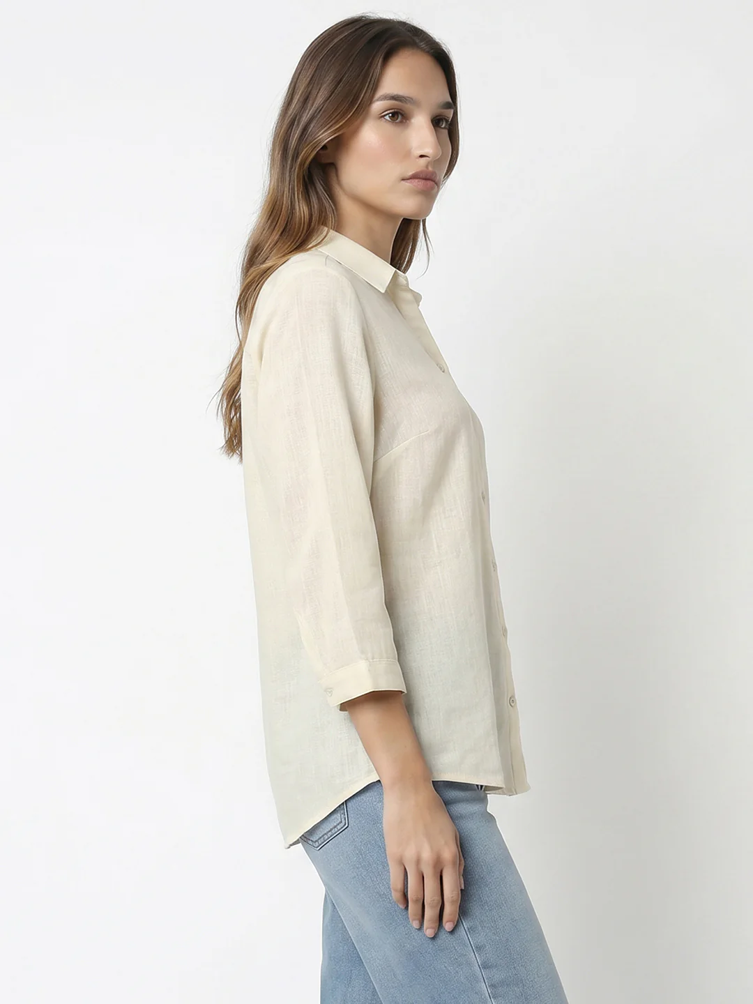 Women Ivory Shirt - Image 5