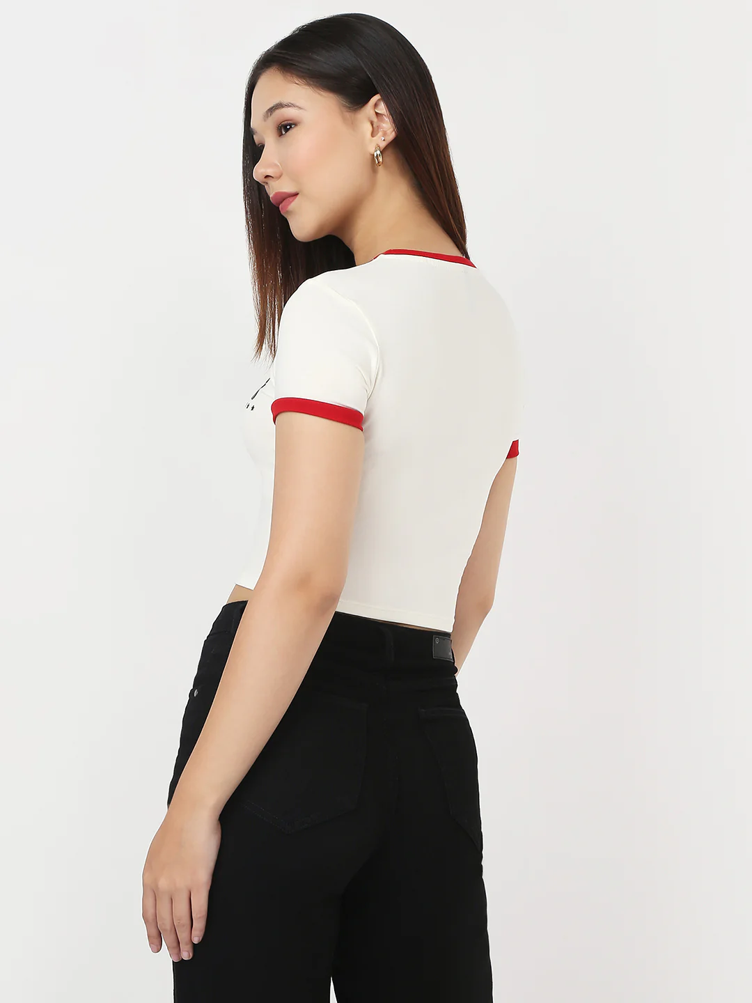 Women Ivory Slim Genz T-Shirt - Image 3