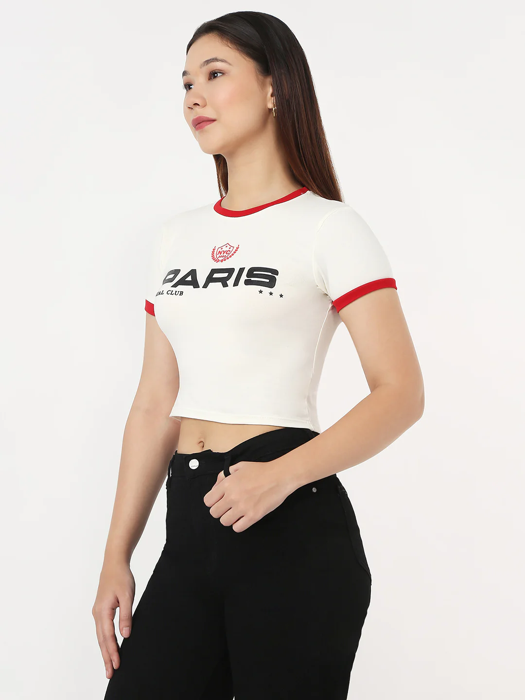 Women Ivory Slim Genz T-Shirt - Image 4