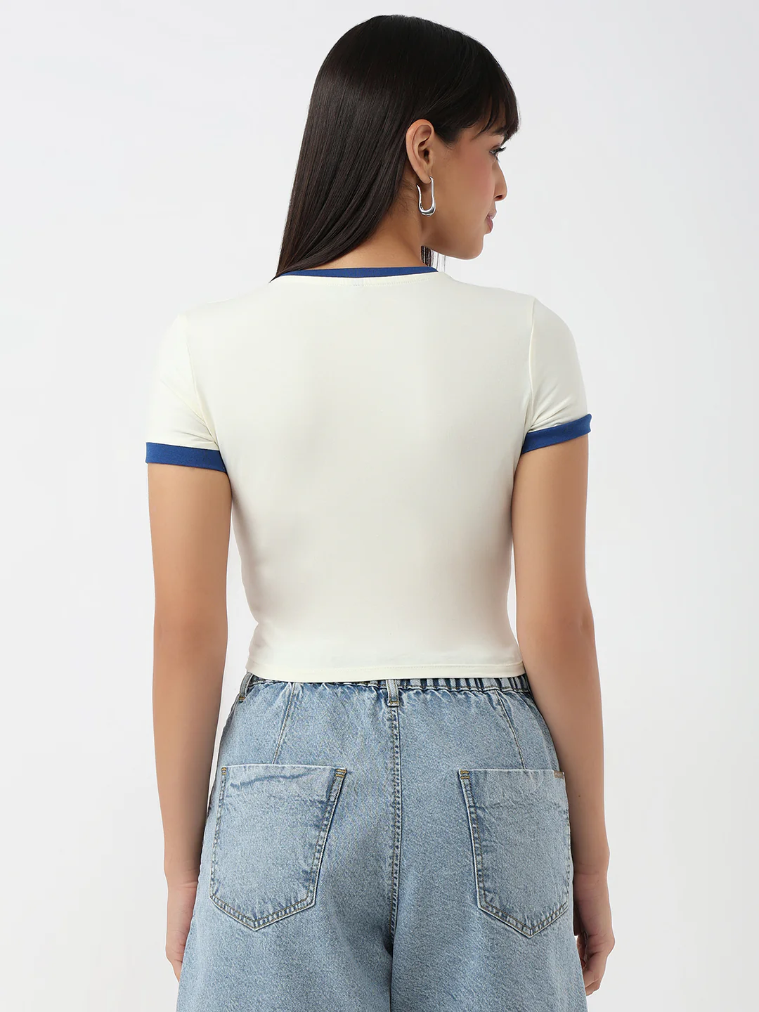 Women Ivory Slim Genz T-Shirt - Image 3