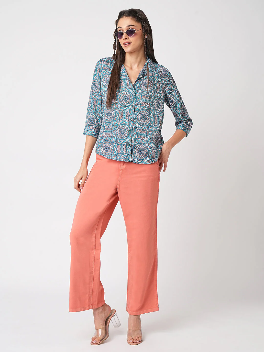 Women Kaleidoscope Printed Shirt - Image 2