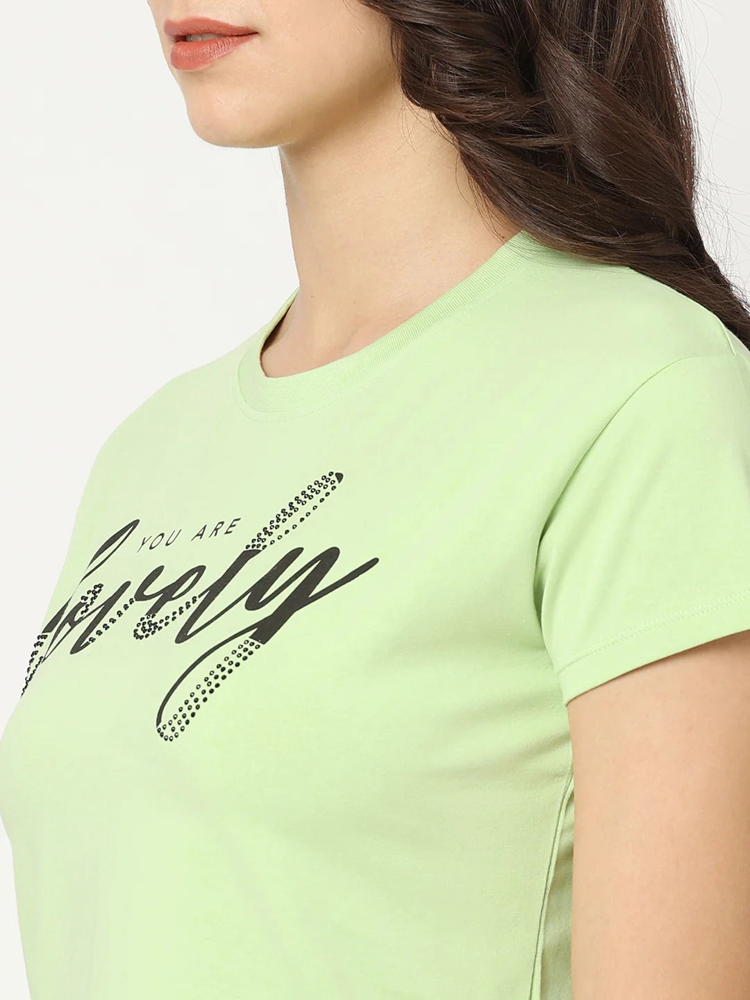 Women Leafy Crop T-Shirt - Image 4