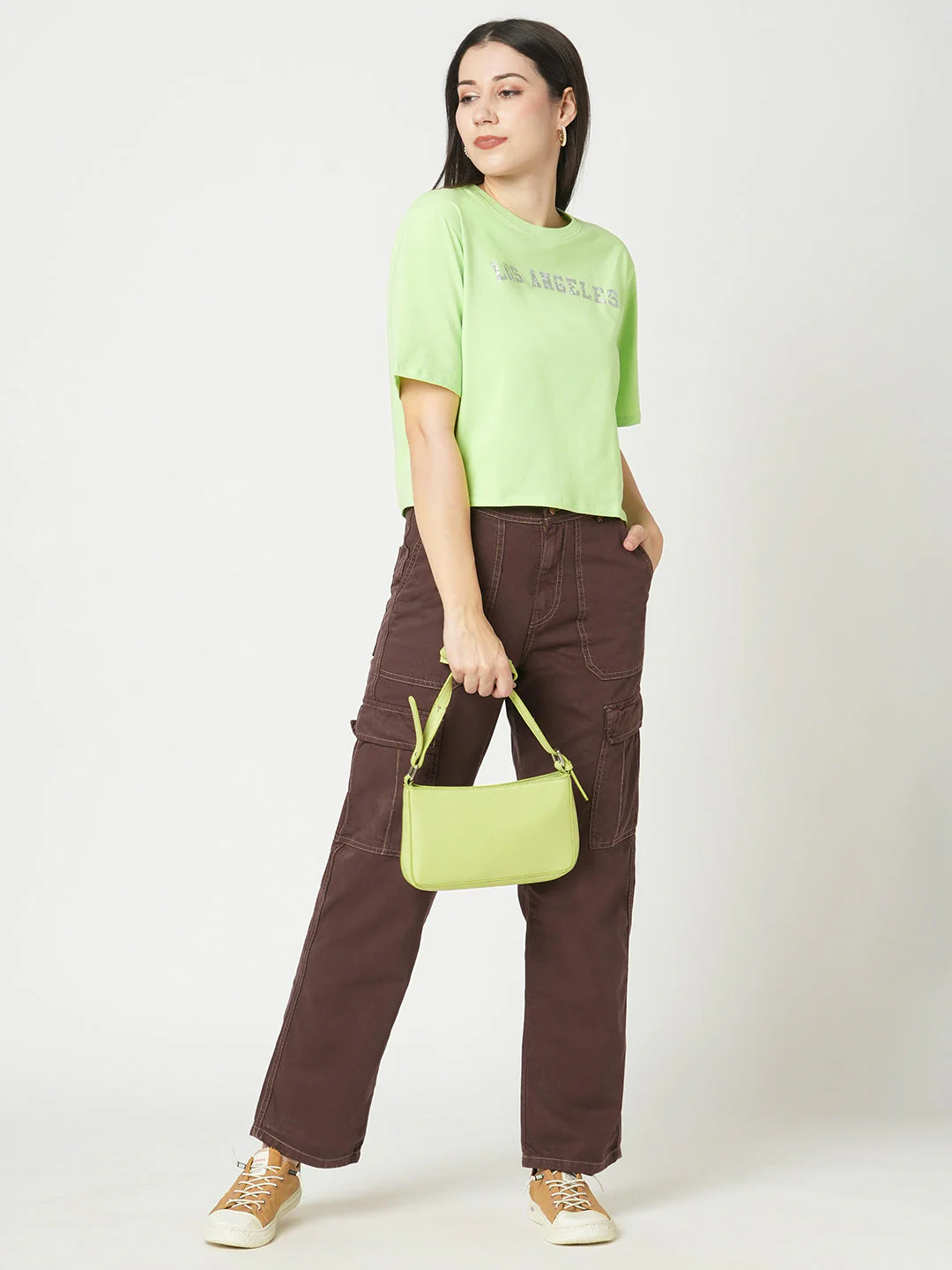 Women Leafy Graphic Tees - Image 2