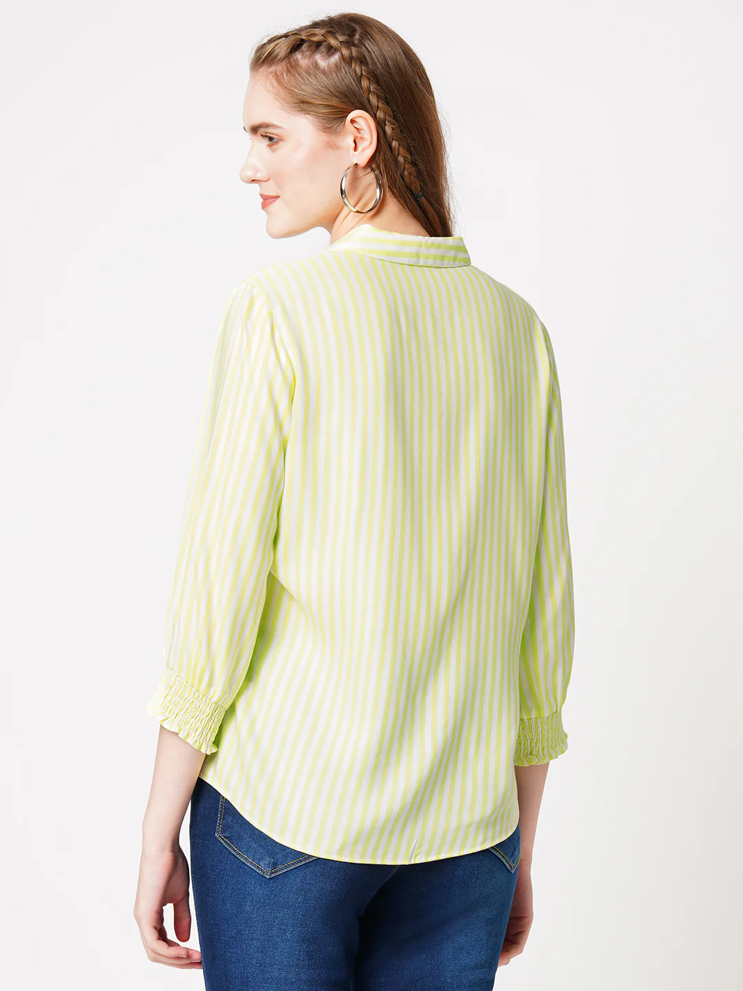 Women Lemon Yellow Shirt - Image 3