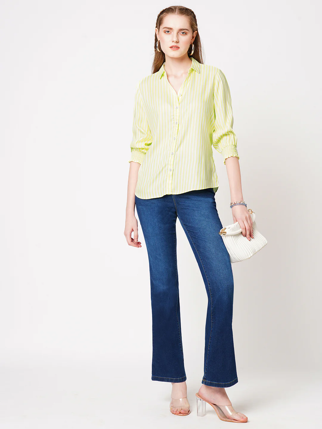 Women Lemon Yellow Shirt - Image 4