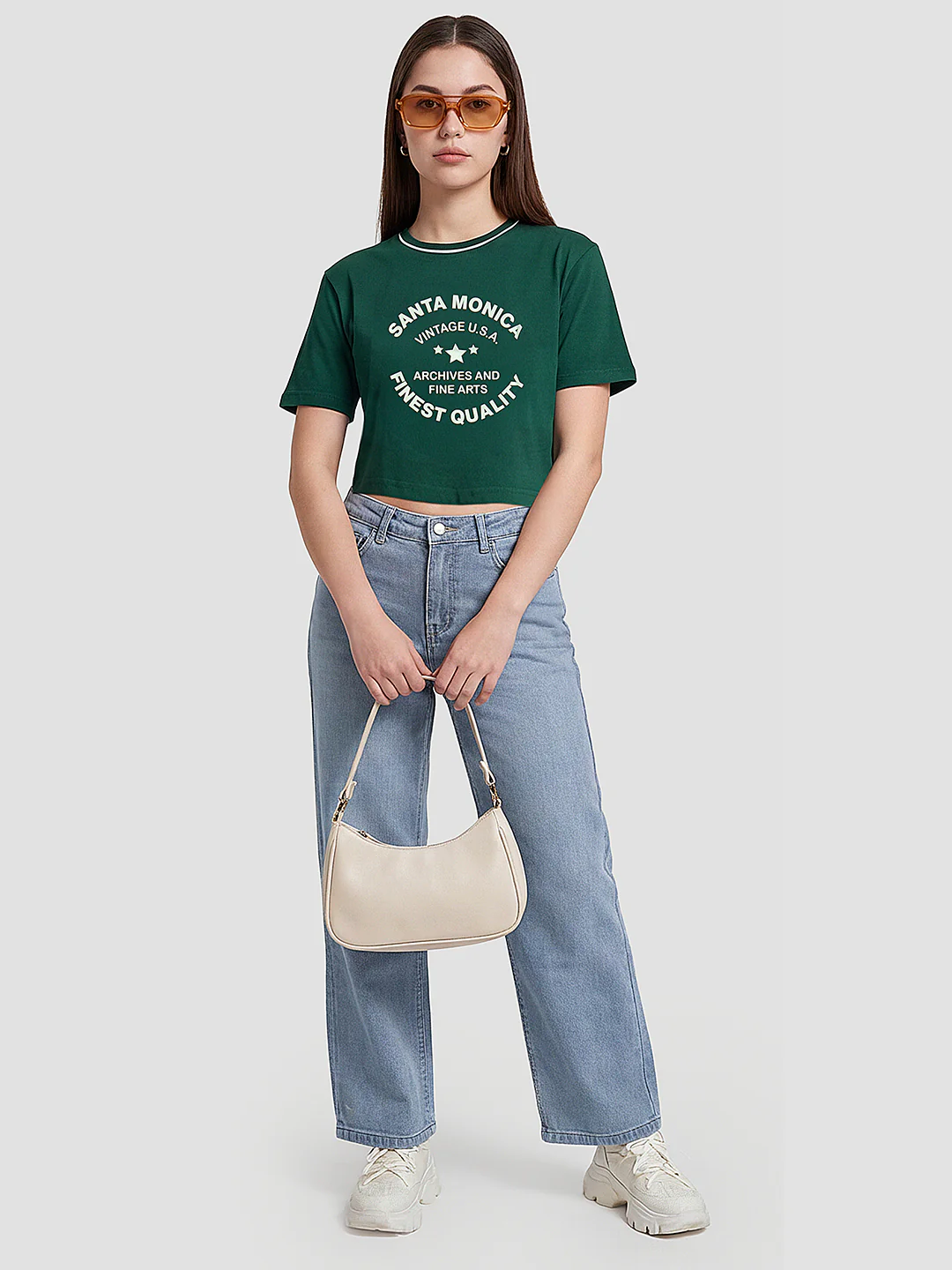 Women Light Blue Culottes