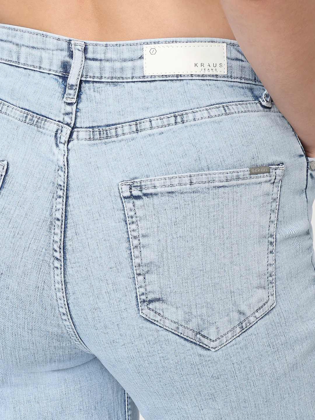 Women Light Blue High-Rise Baggy Jeans - Image 7