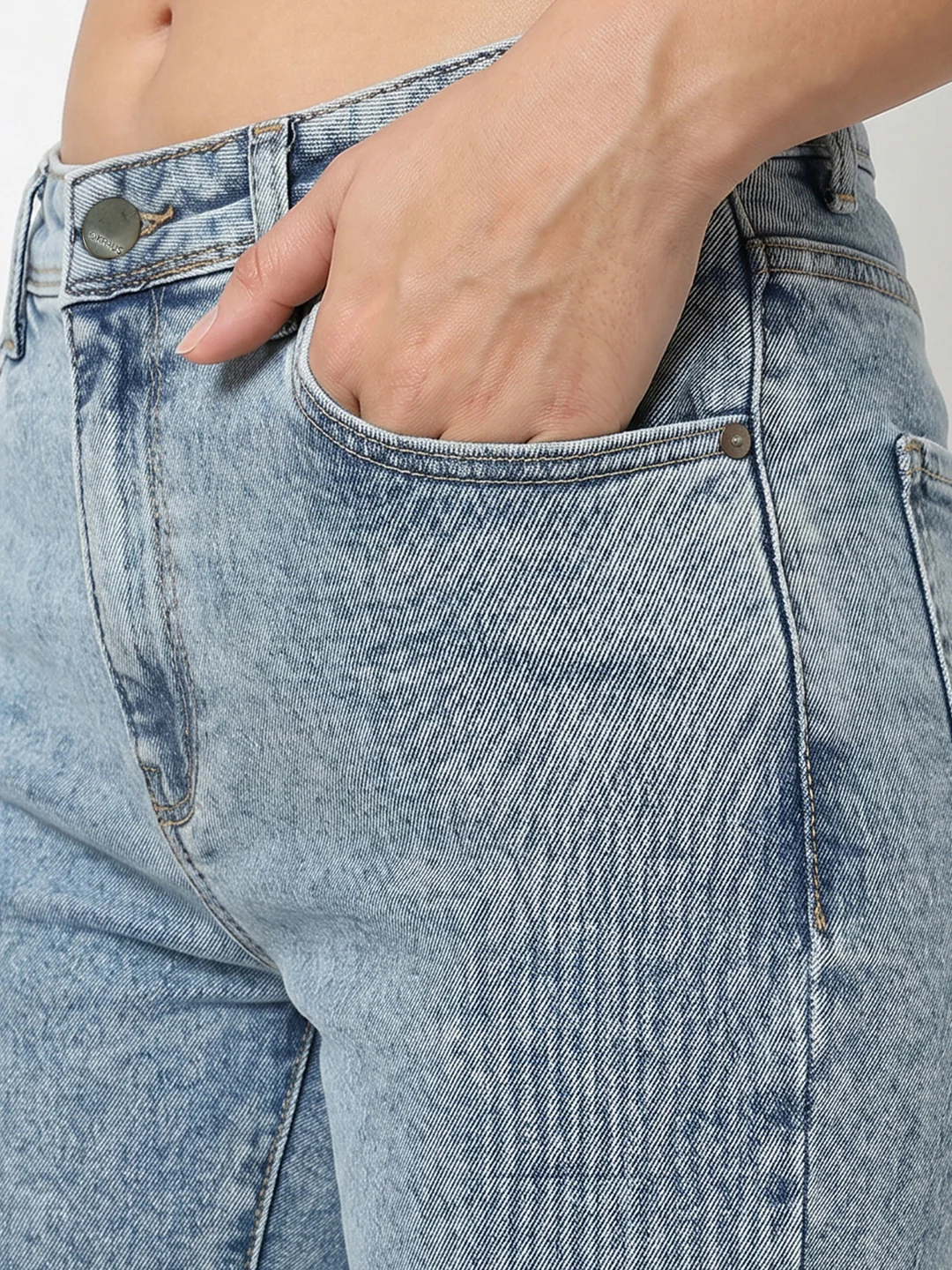 Women Light Blue High-Rise Skinny Jeans - Image 5