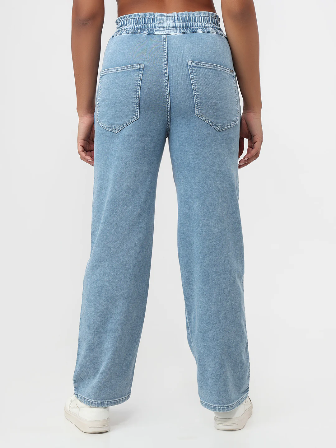Women Light Blue Joggers - Image 3