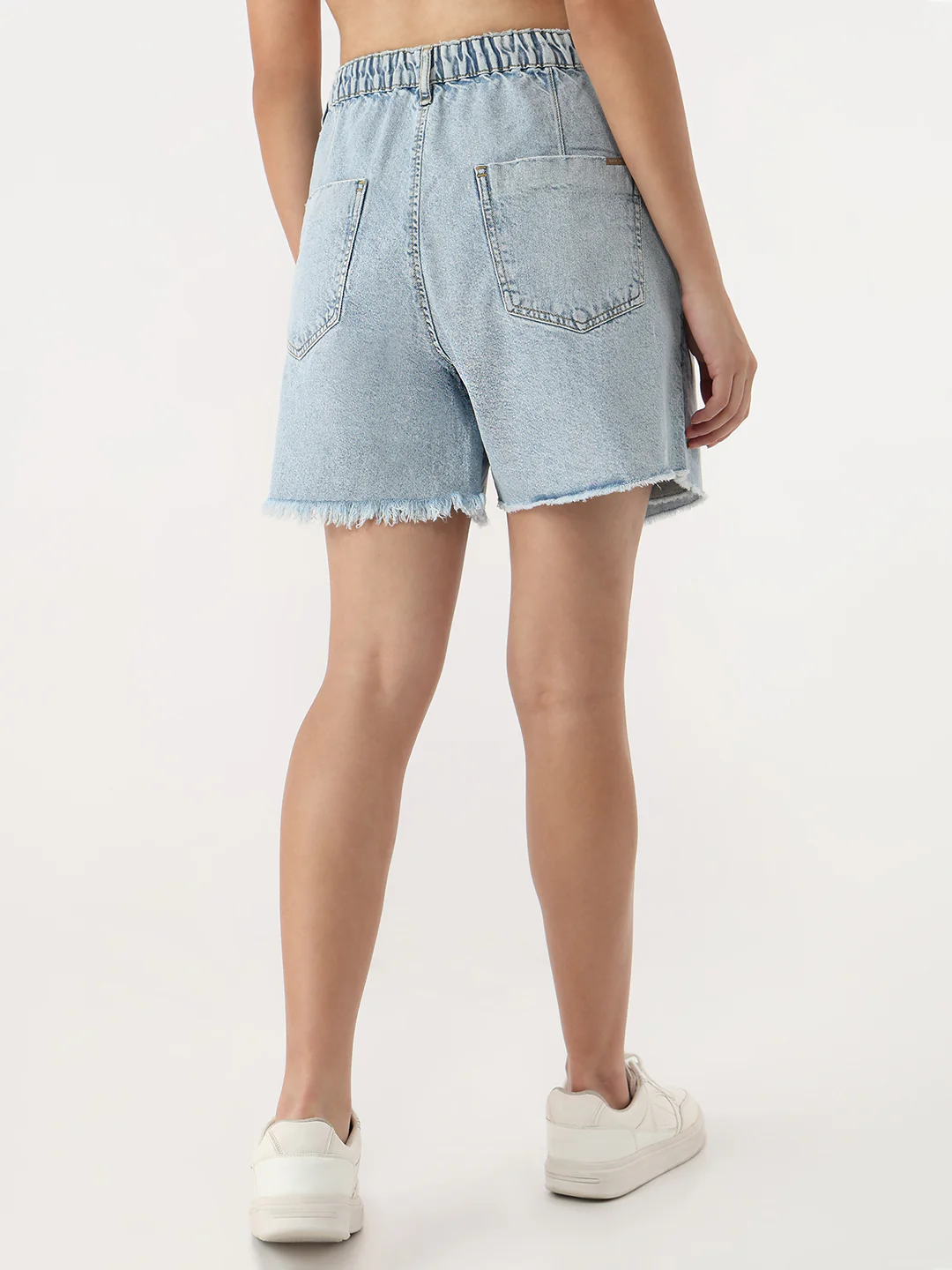 Women Light Blue Skort - Image 3
