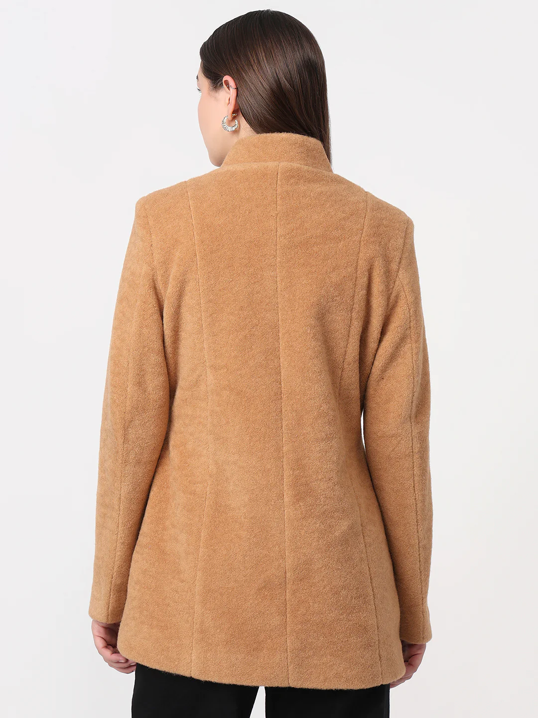 Women Light Brown Coat - Image 3