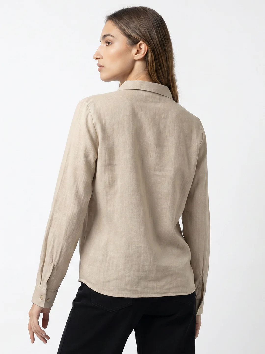 Women Light Oyester Shirt - Image 3