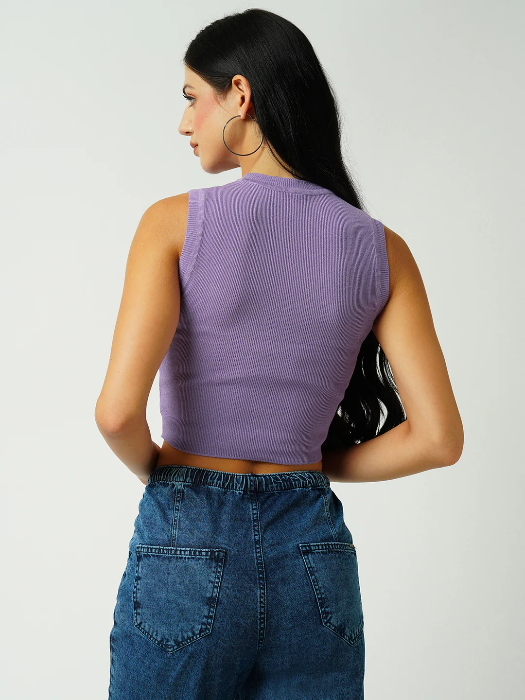 Women Lilac Flat Knit - Image 3