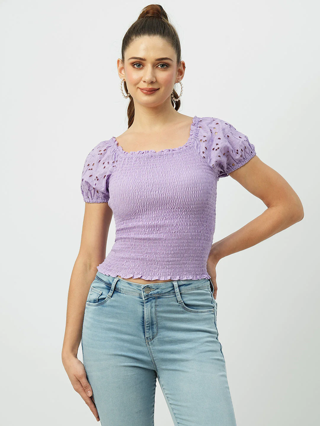 Women Lilac Top