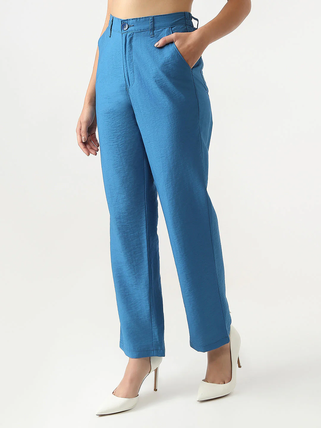 Women Loose Straight Fit Korean Pants - Image 5