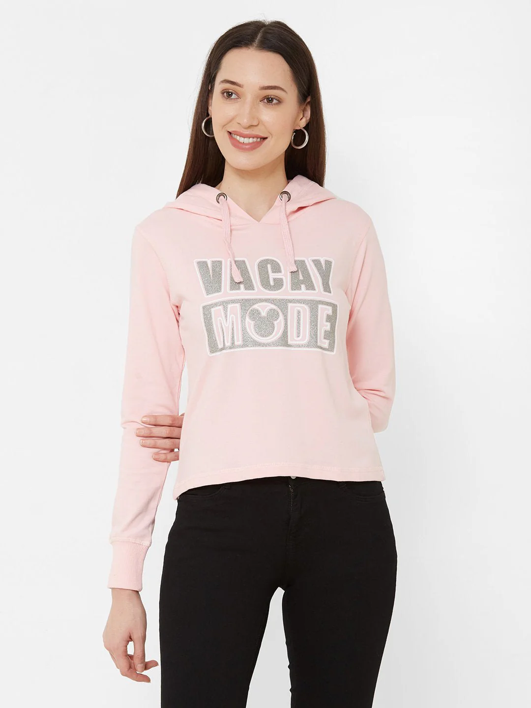 Women Lotus Pink Slim T-Shirt - Image 2