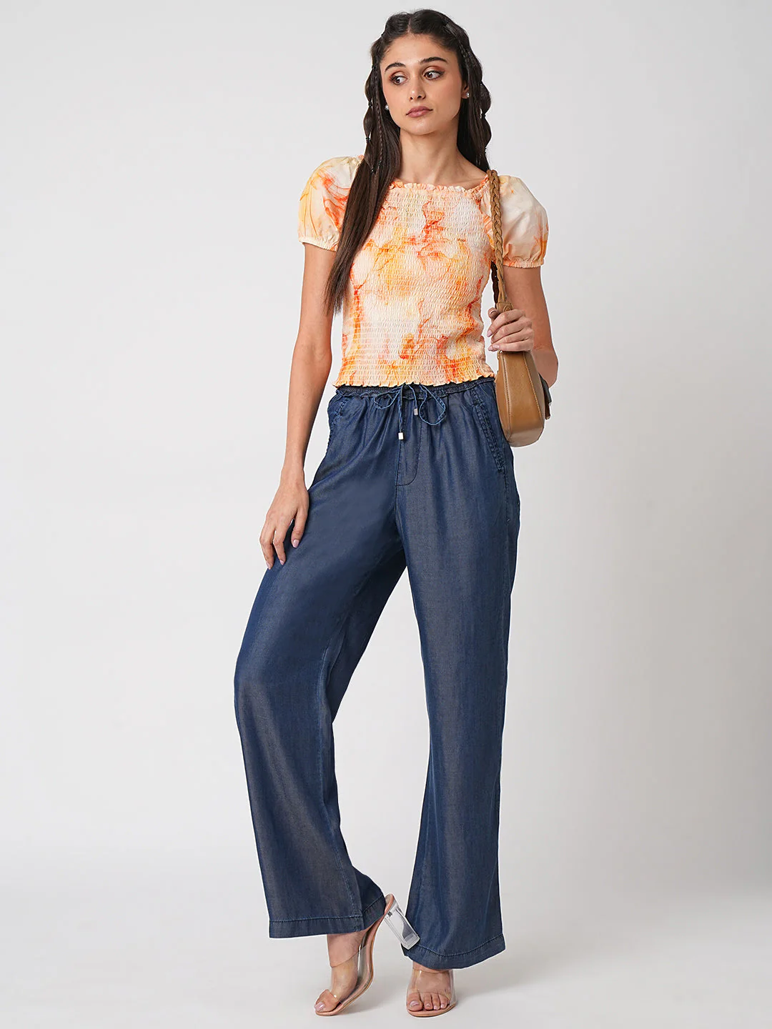 Women Marble Print Top - Image 2