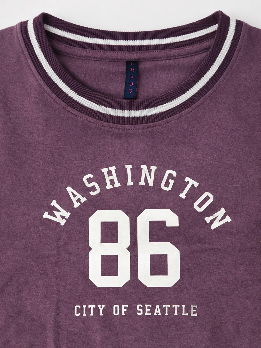 Women Mauve Graphic Crop Tees - Image 5