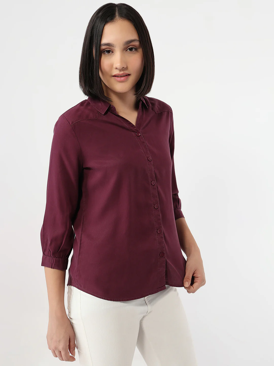 Women Mauve Shirt - Image 4
