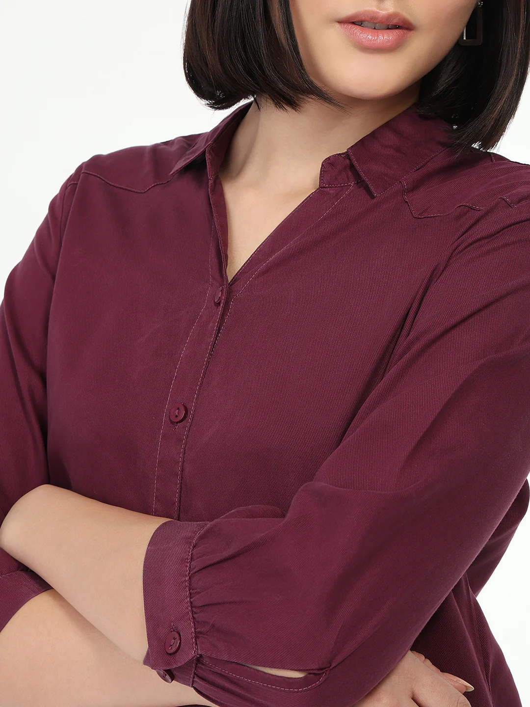 Women Mauve Shirt - Image 5
