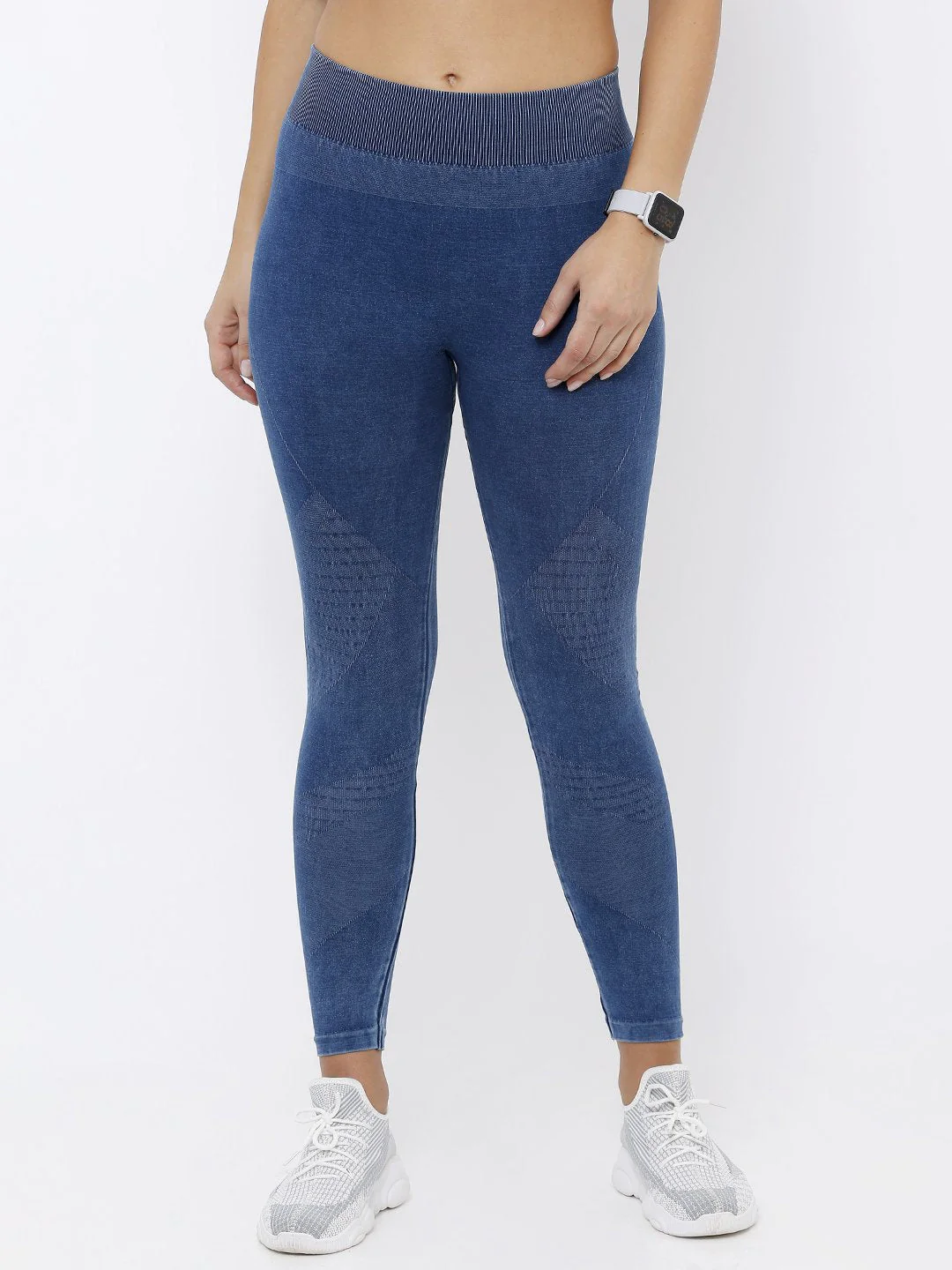 Women Medium Blue Jeggings - Image 2