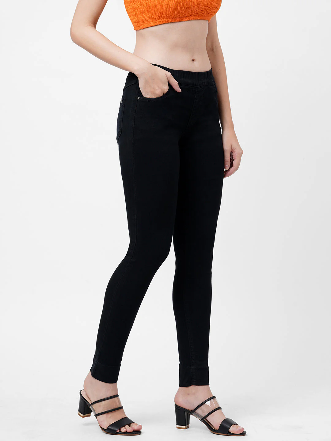 Women Mid-Rise Leggings - Image 4