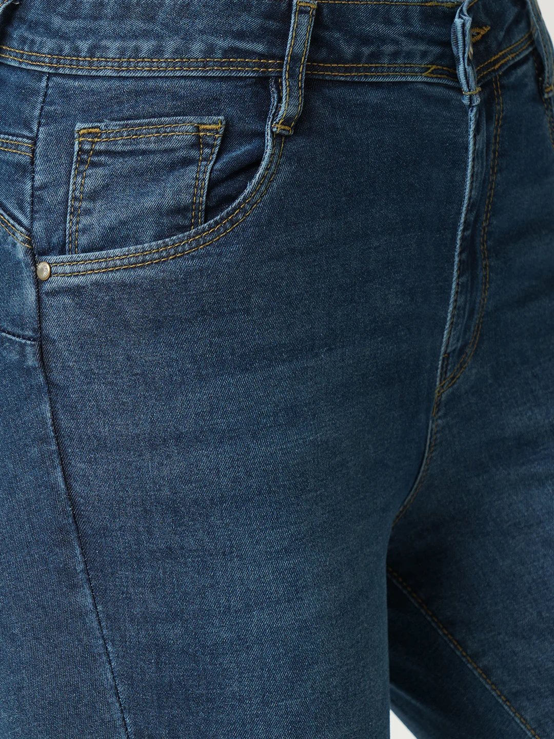Women Mid-Rise Push Up Super Skinny Jeans - Image 6