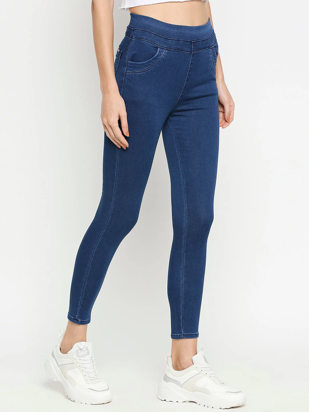 Women Mid-Rise Skinny Fit Leggings - Image 4